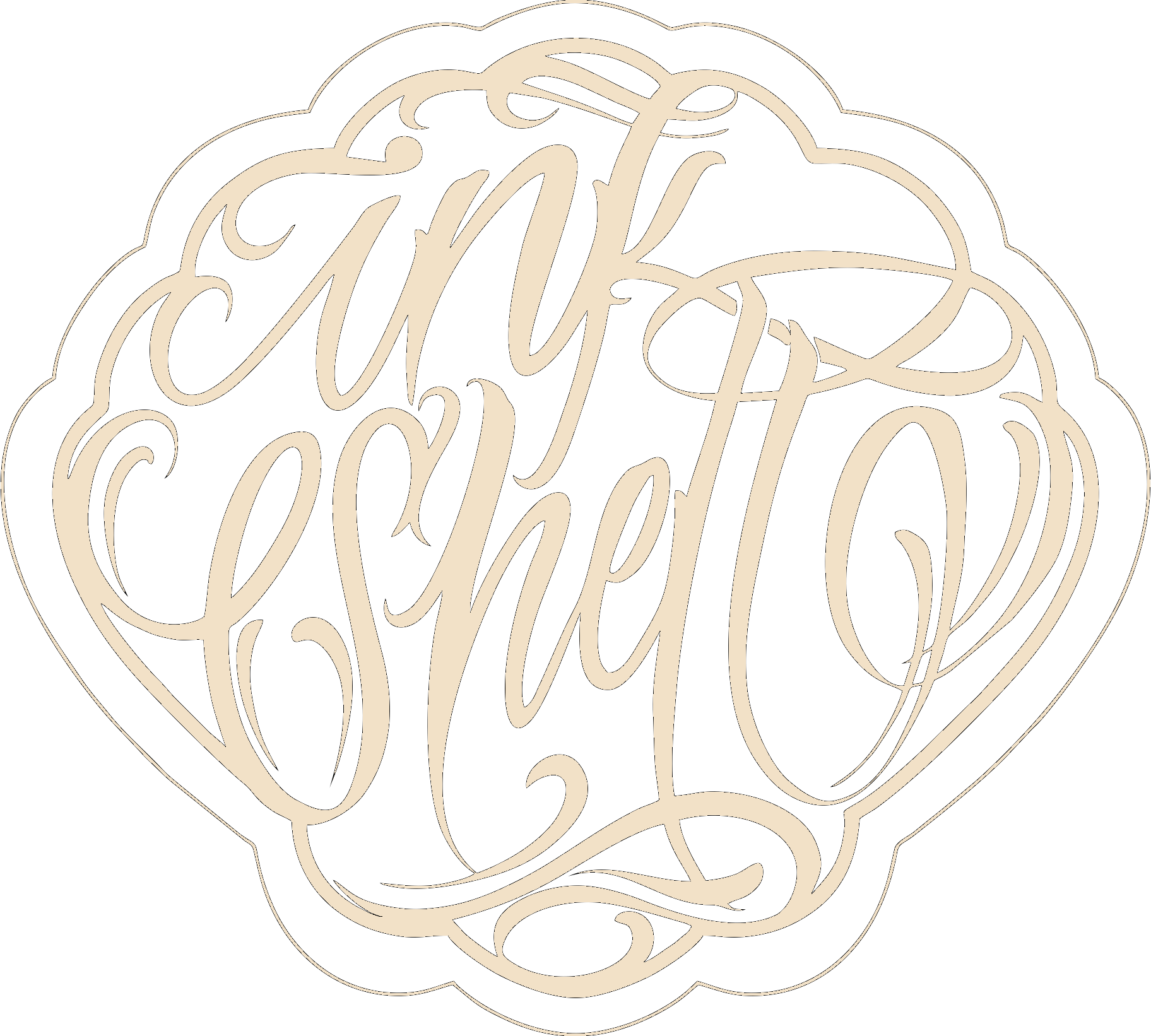 Ink Shell Logo | Mintfarbene Muschel mit dem Buchstaben S und floralen Elementen | Fineline-, Dotwork- & Geometric Tattoos in Neu-Ulm